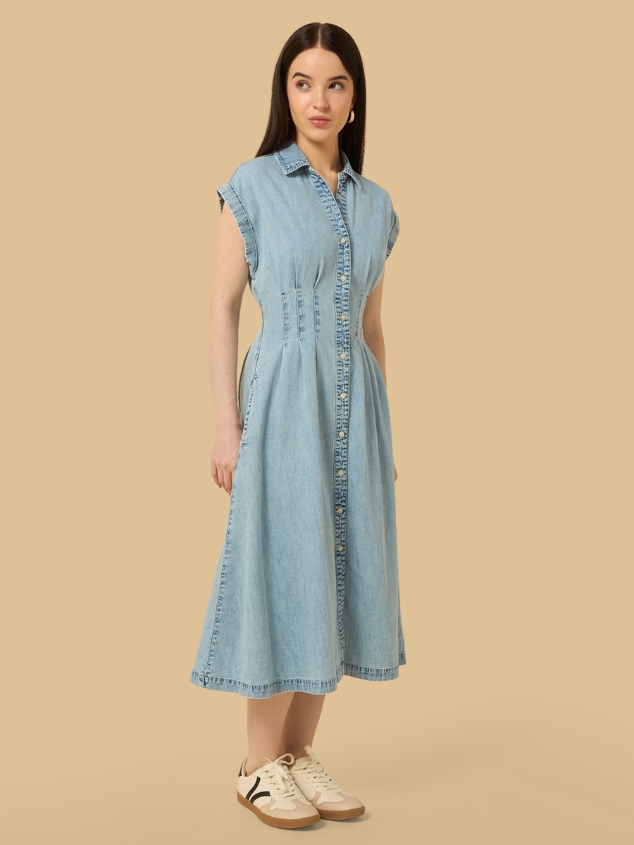 Denim Shirt Dress