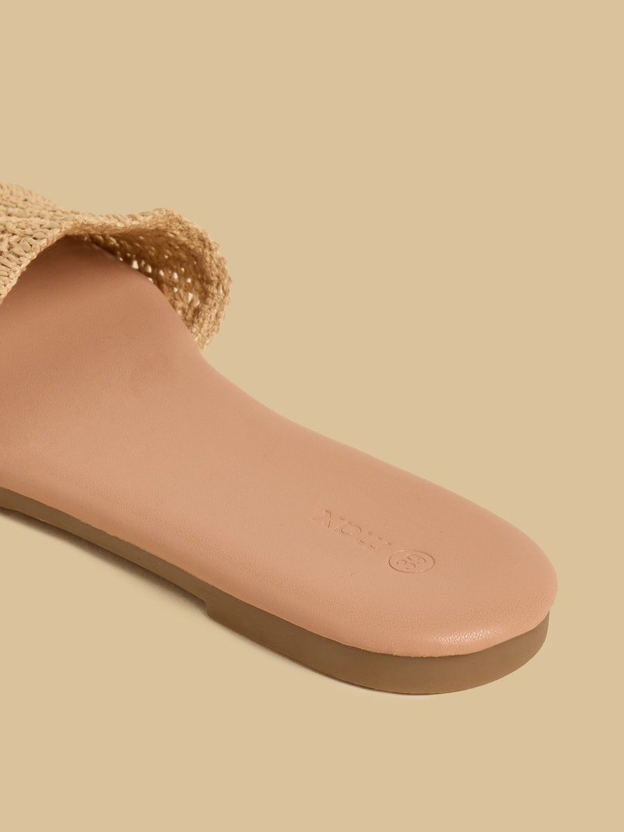 Textured Flat Sandals