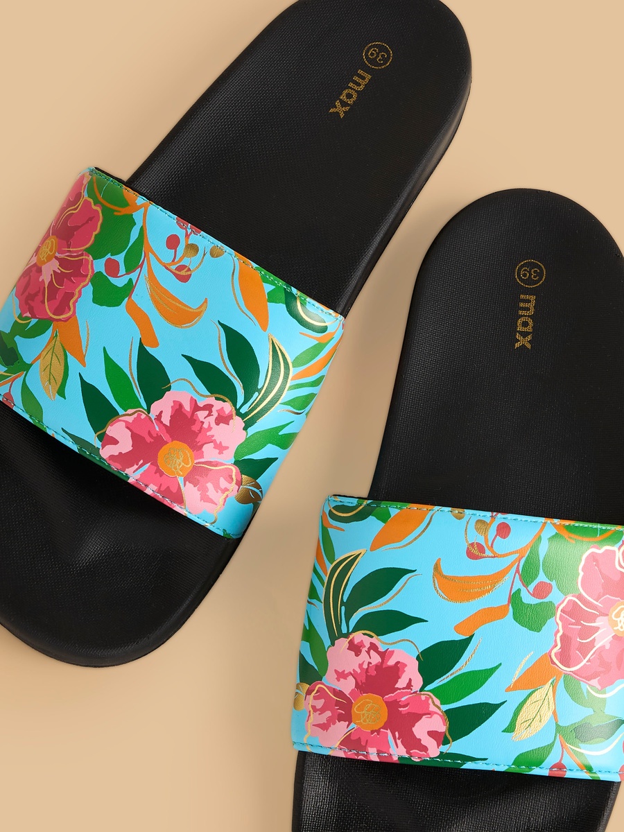 Floral Print Slides