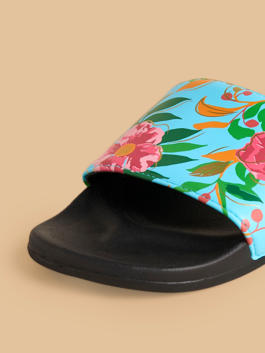 Floral Print Slides