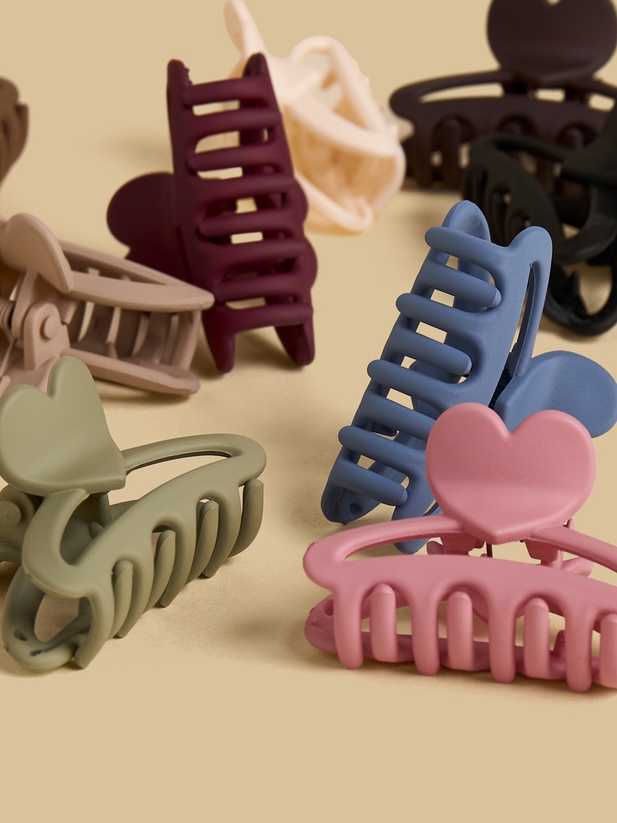 Pack of 9 - Plain Hair Clamp