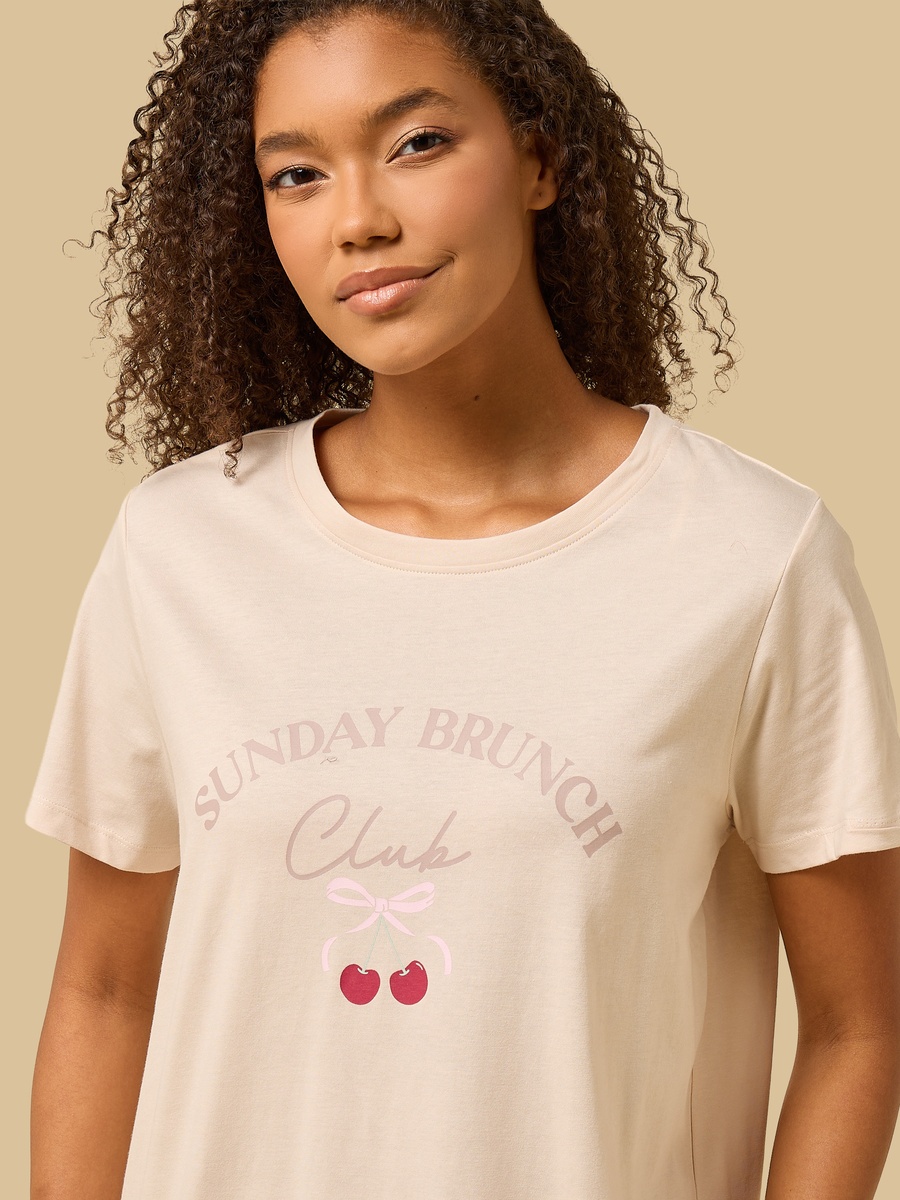 Graphic Print Sleepshirt