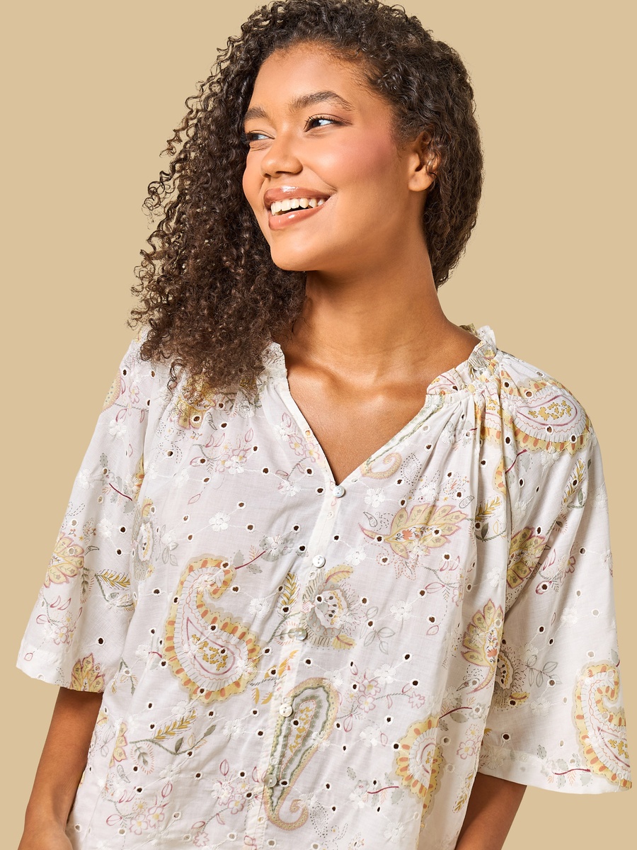 Paisley Print Pyjama Set