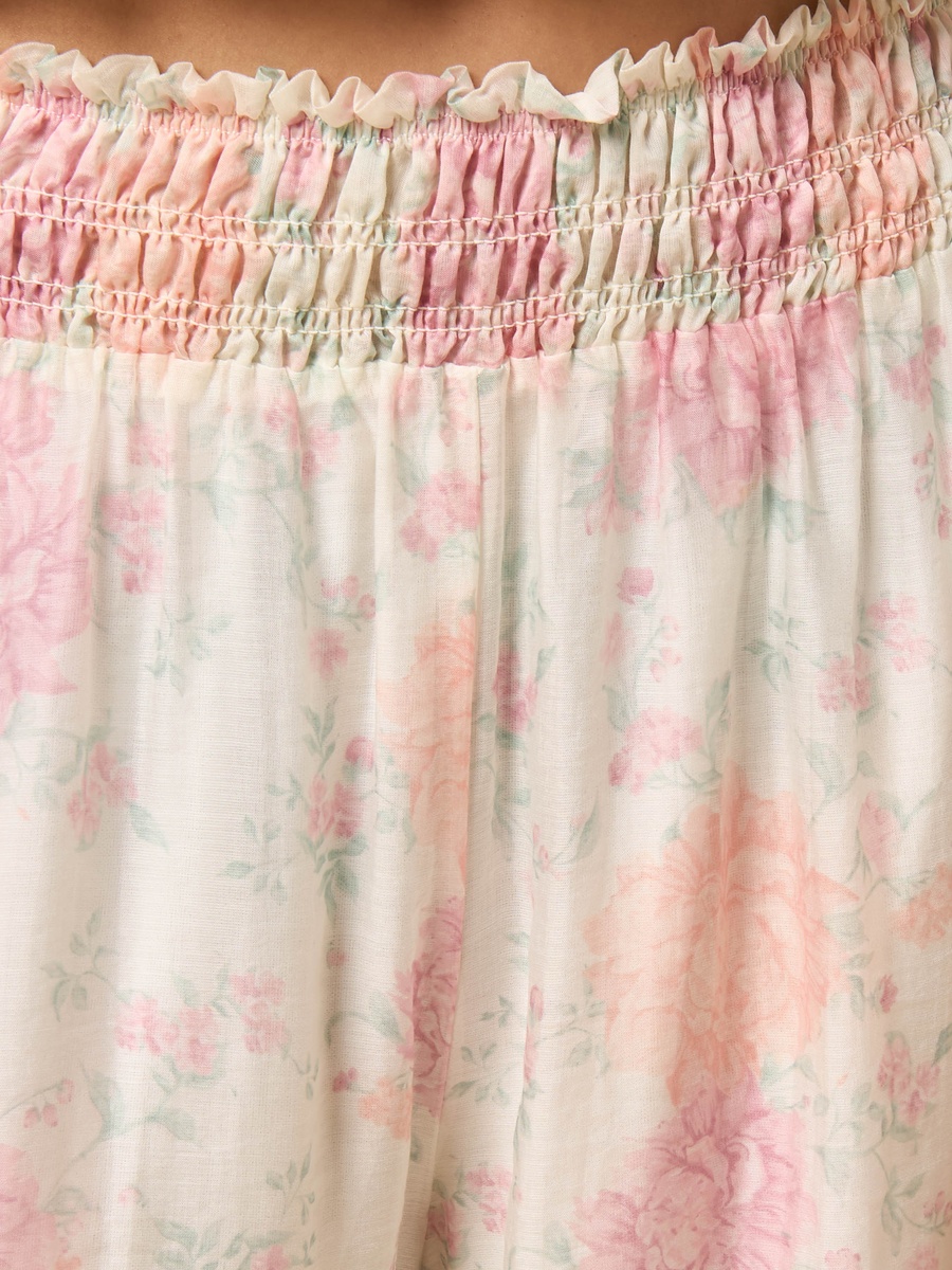 Floral Print Harem Pants