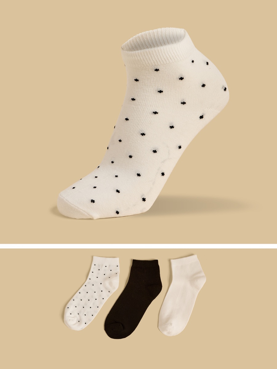 Pack of 3 - Assorted Ankle Length Socks