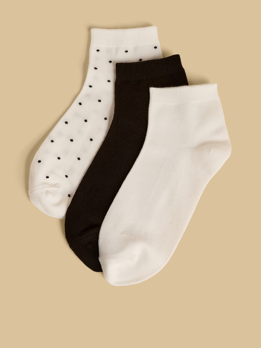 Pack of 3 - Assorted Ankle Length Socks