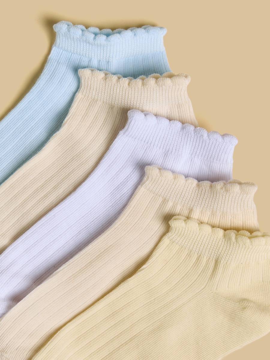 Pack of 5 - Textured Ankle Length Socks