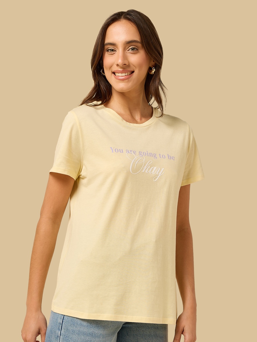 Slogan Print T-Shirt