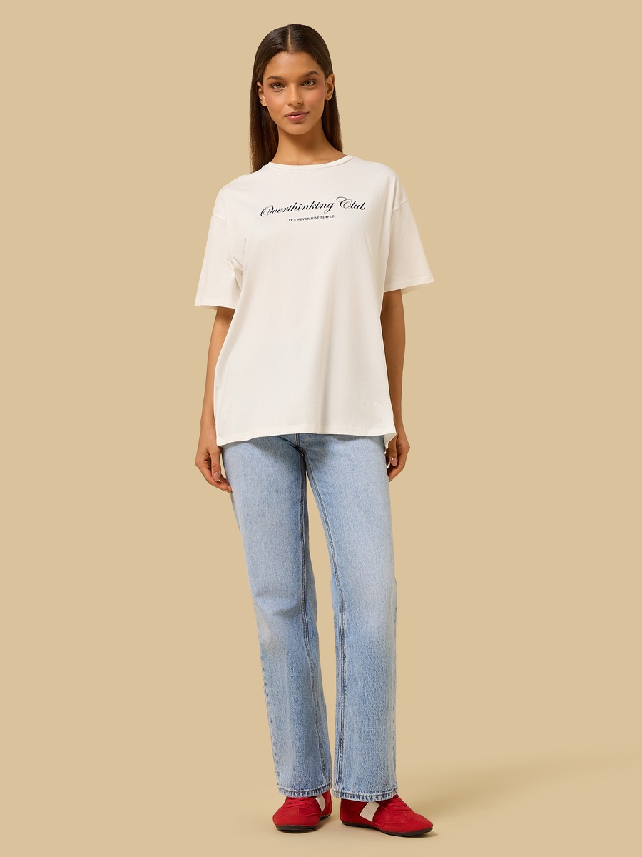 Slogan Print T-Shirt