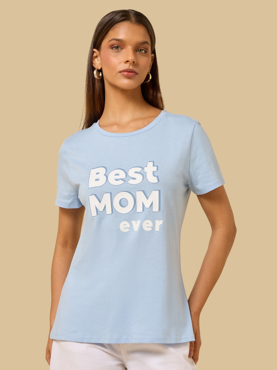 Slogan Print T-Shirt