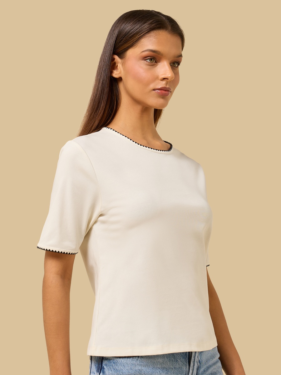 Contrast Trim T-Shirt
