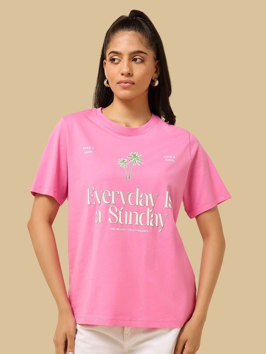 Slogan Print T-Shirt