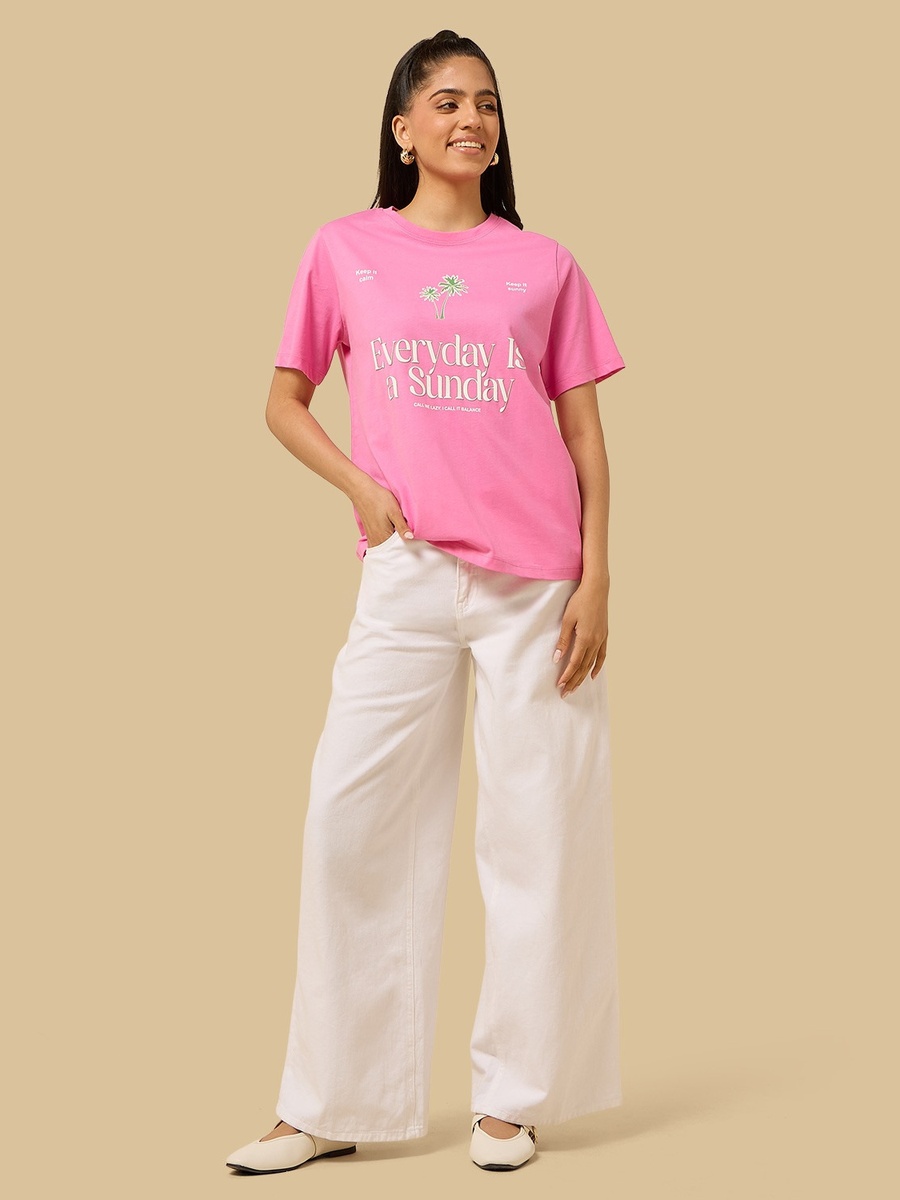 Slogan Print T-Shirt
