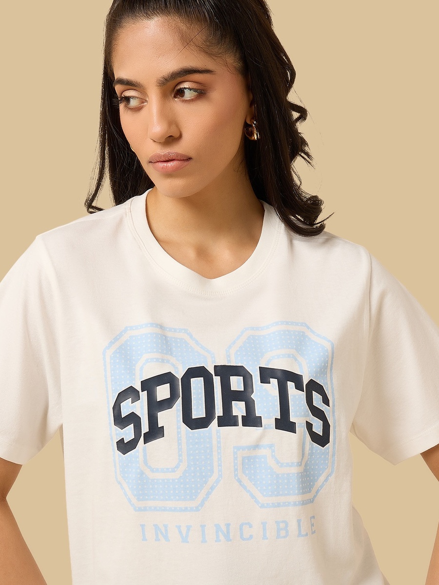 Varsity Print T-Shirt