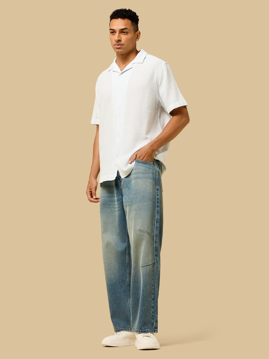 Baggy Fit Dart Detail Jeans