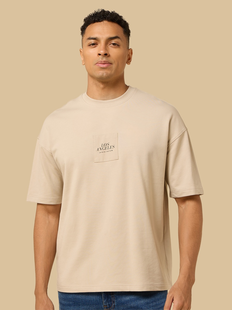 Applique Detail Baby Terry T-Shirt