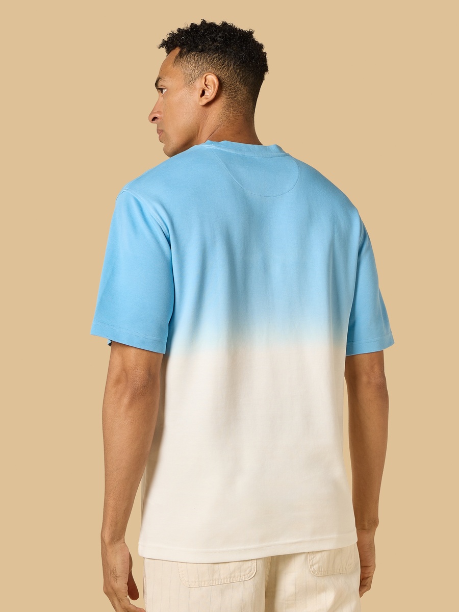 Embroidered Ombre T-Shirt