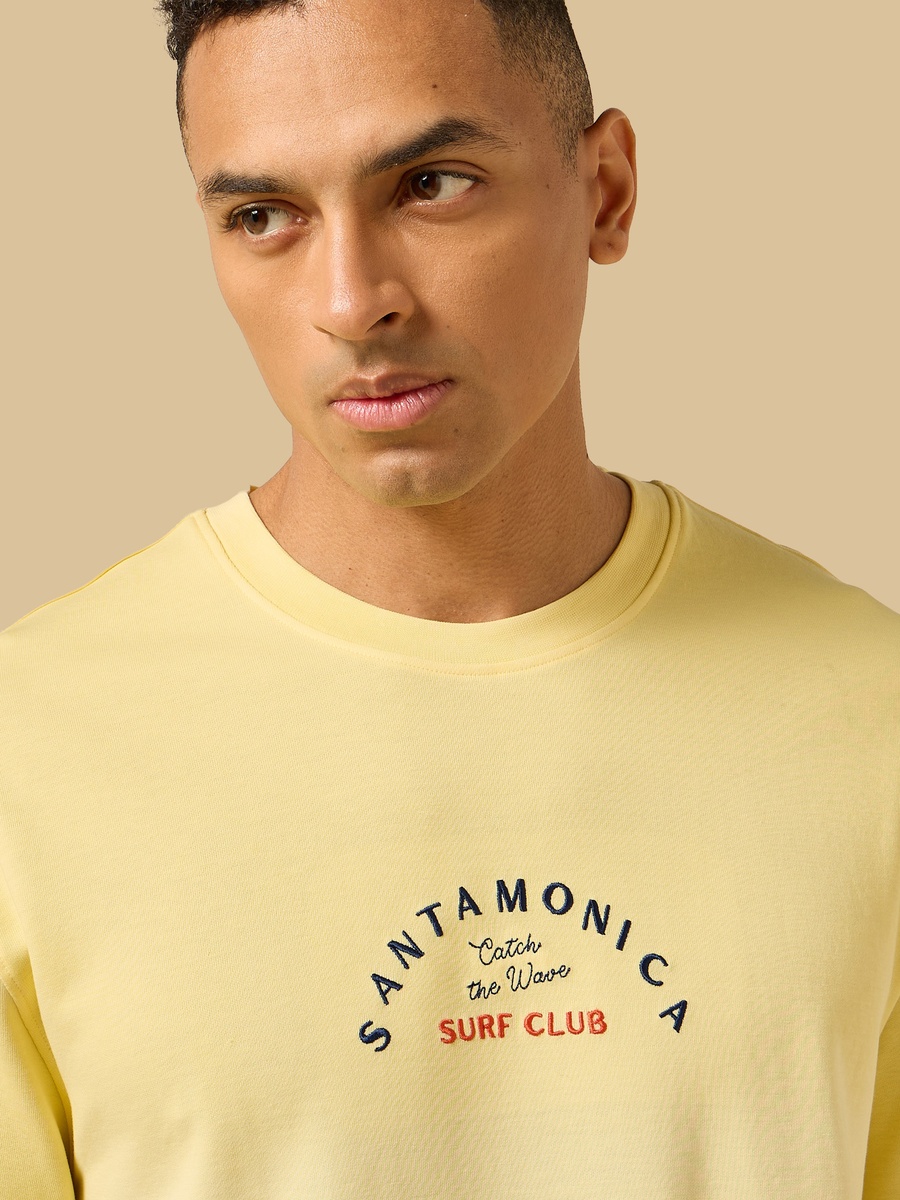 Embroidered Ombre T-Shirt