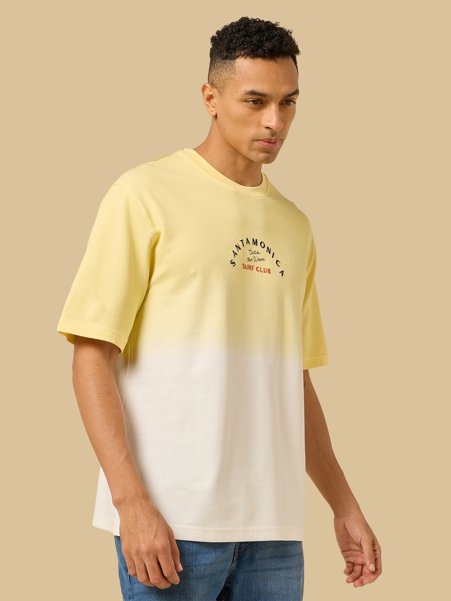 Embroidered Ombre T-Shirt