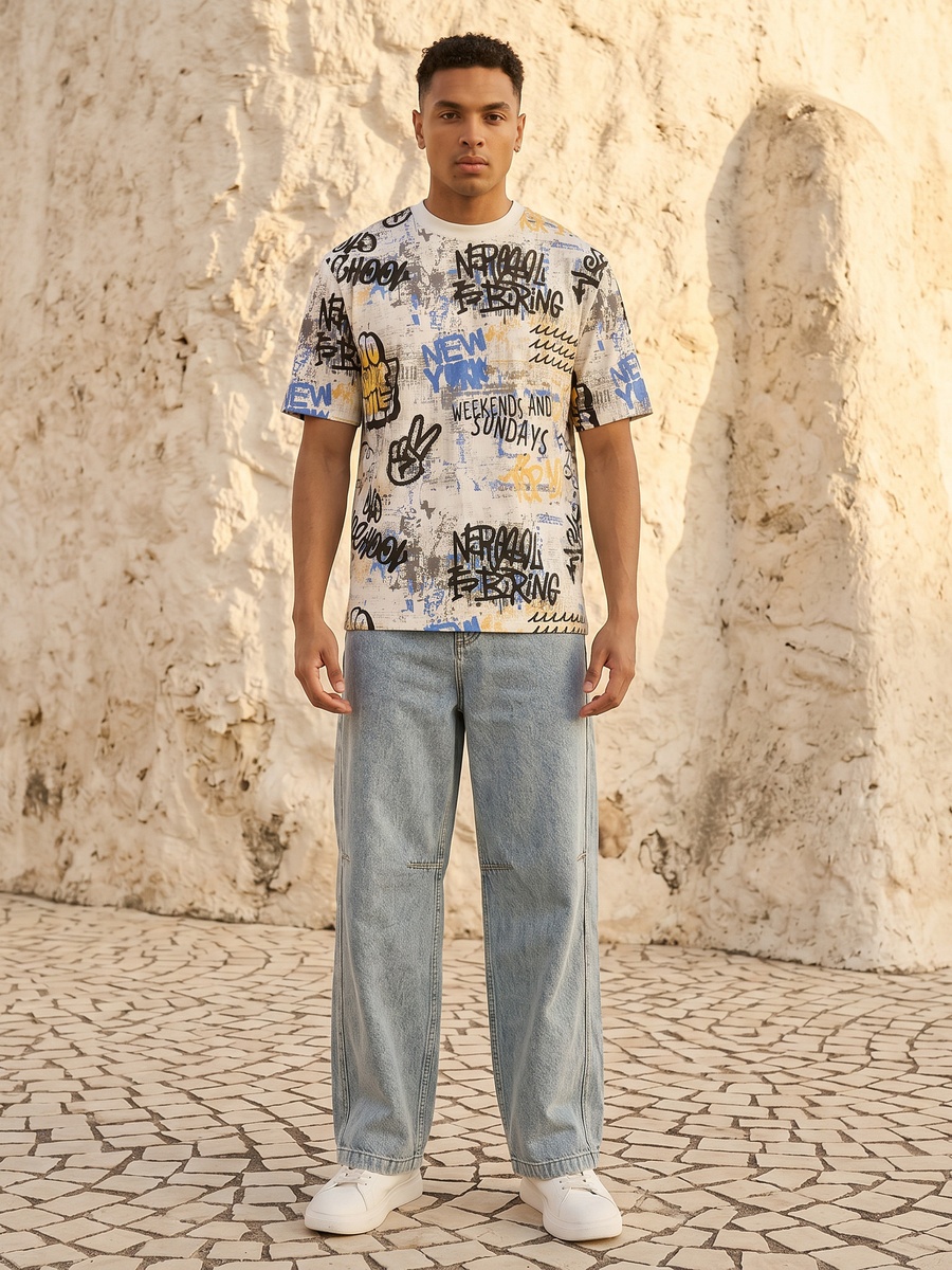 Graffiti Print T-Shirt