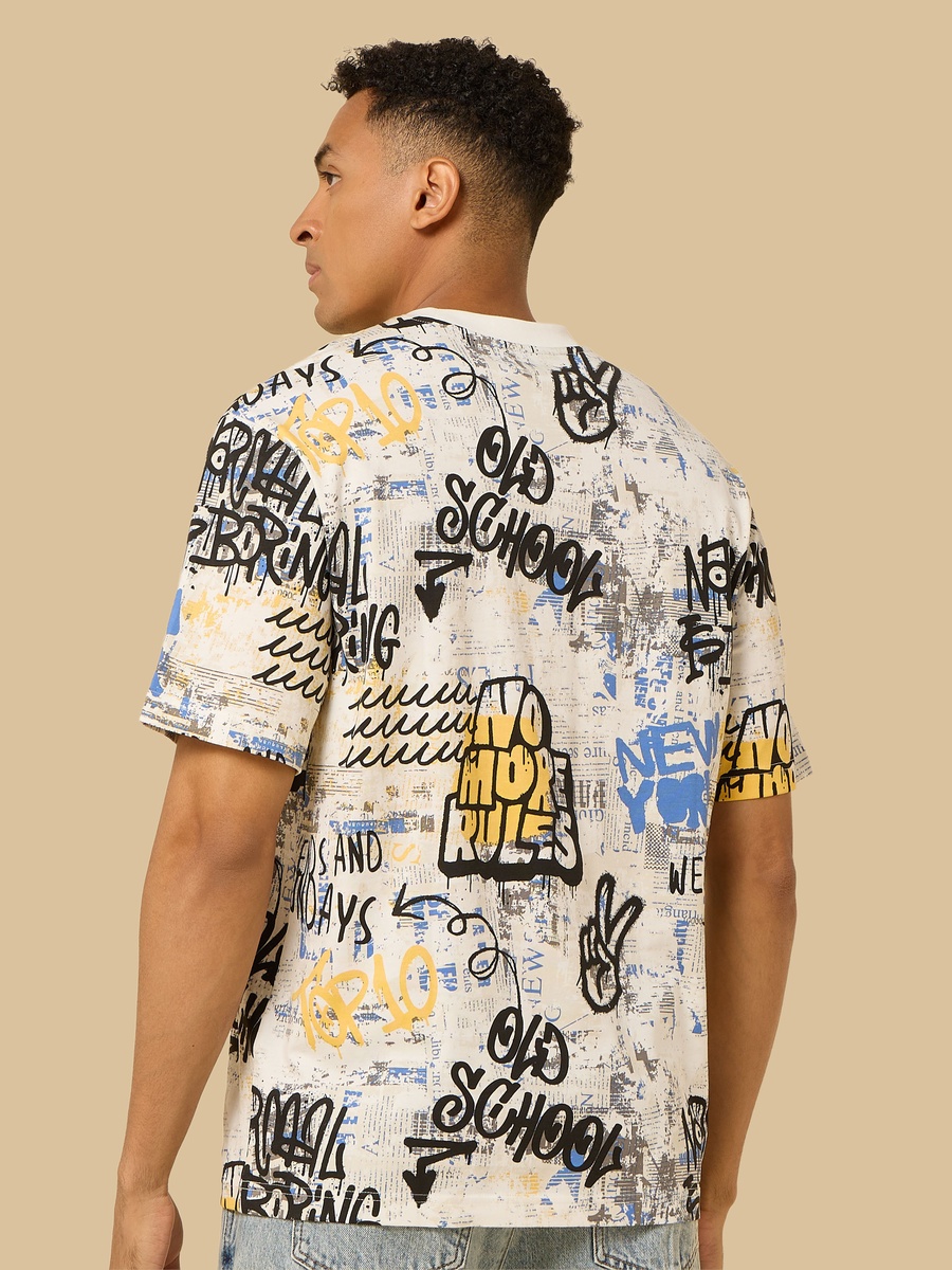 Graffiti Print T-Shirt