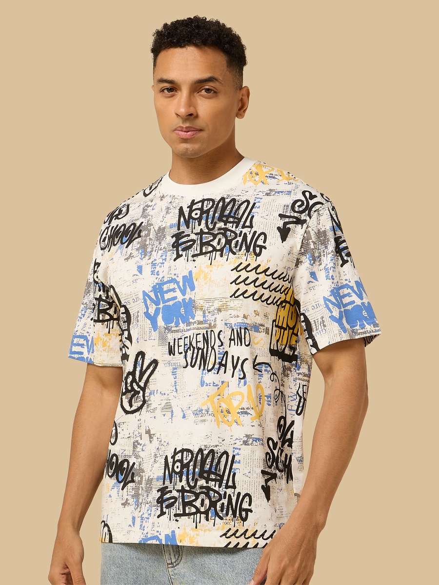 Graffiti Print T-Shirt