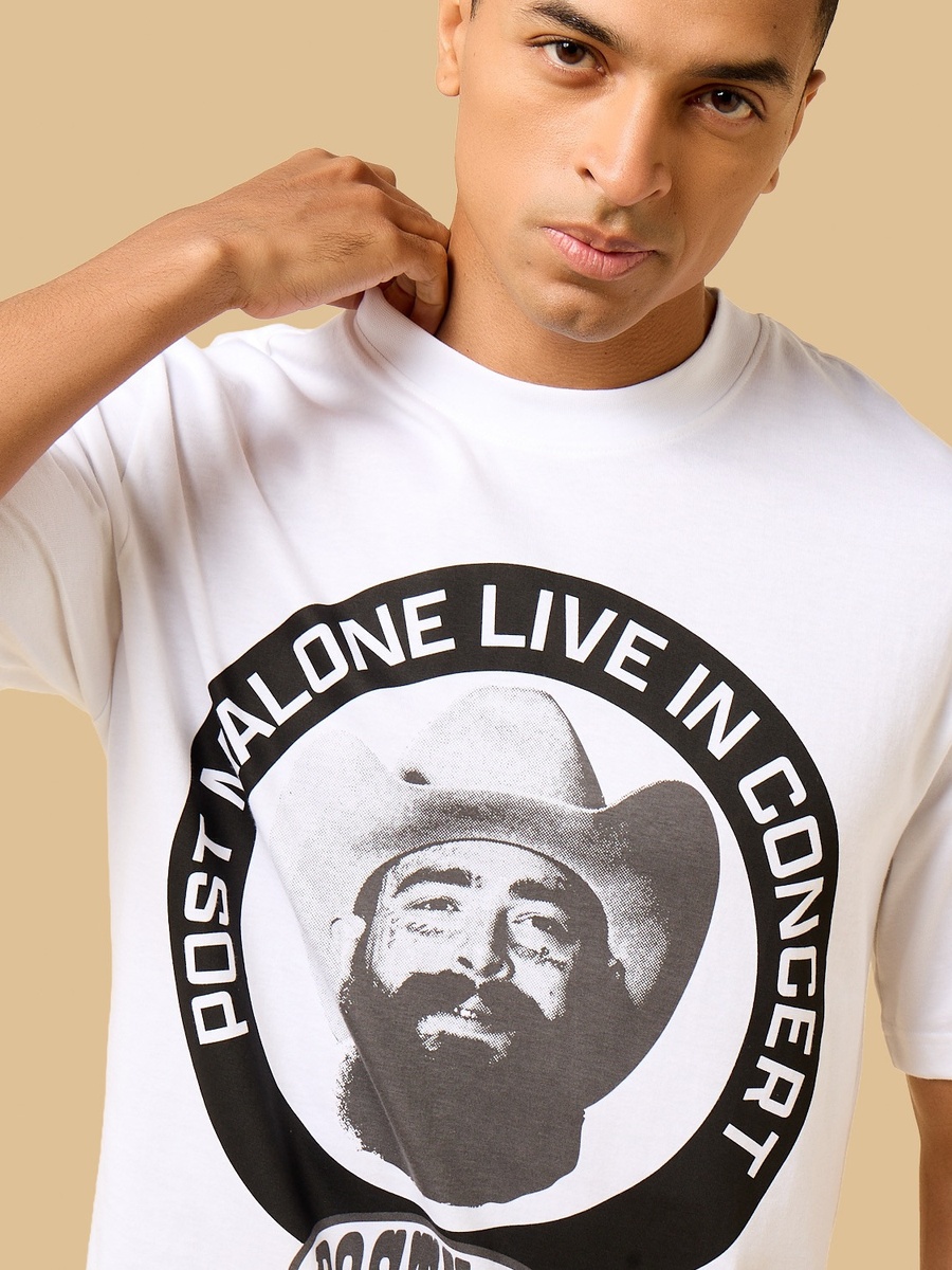 Post Malone Print Relaxed Fit T-Shirt
