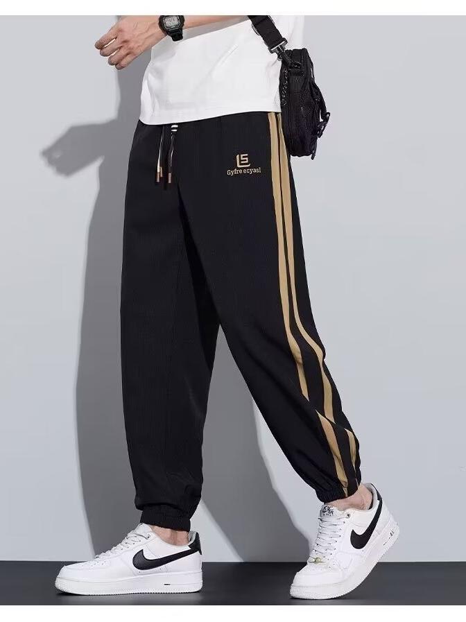 Men Multi-Stripe Casual Jogger Pants