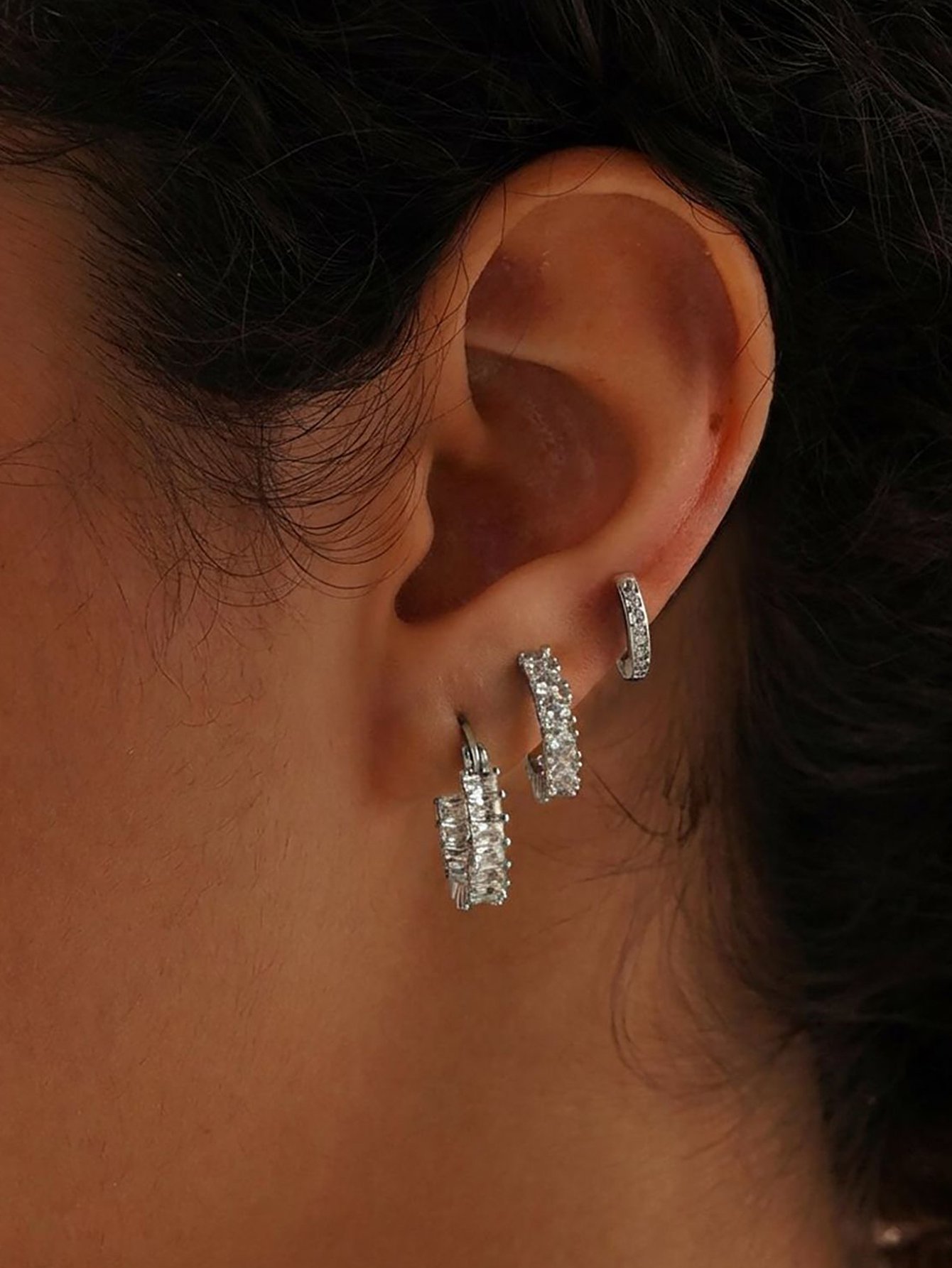 Silver Stud Earrings