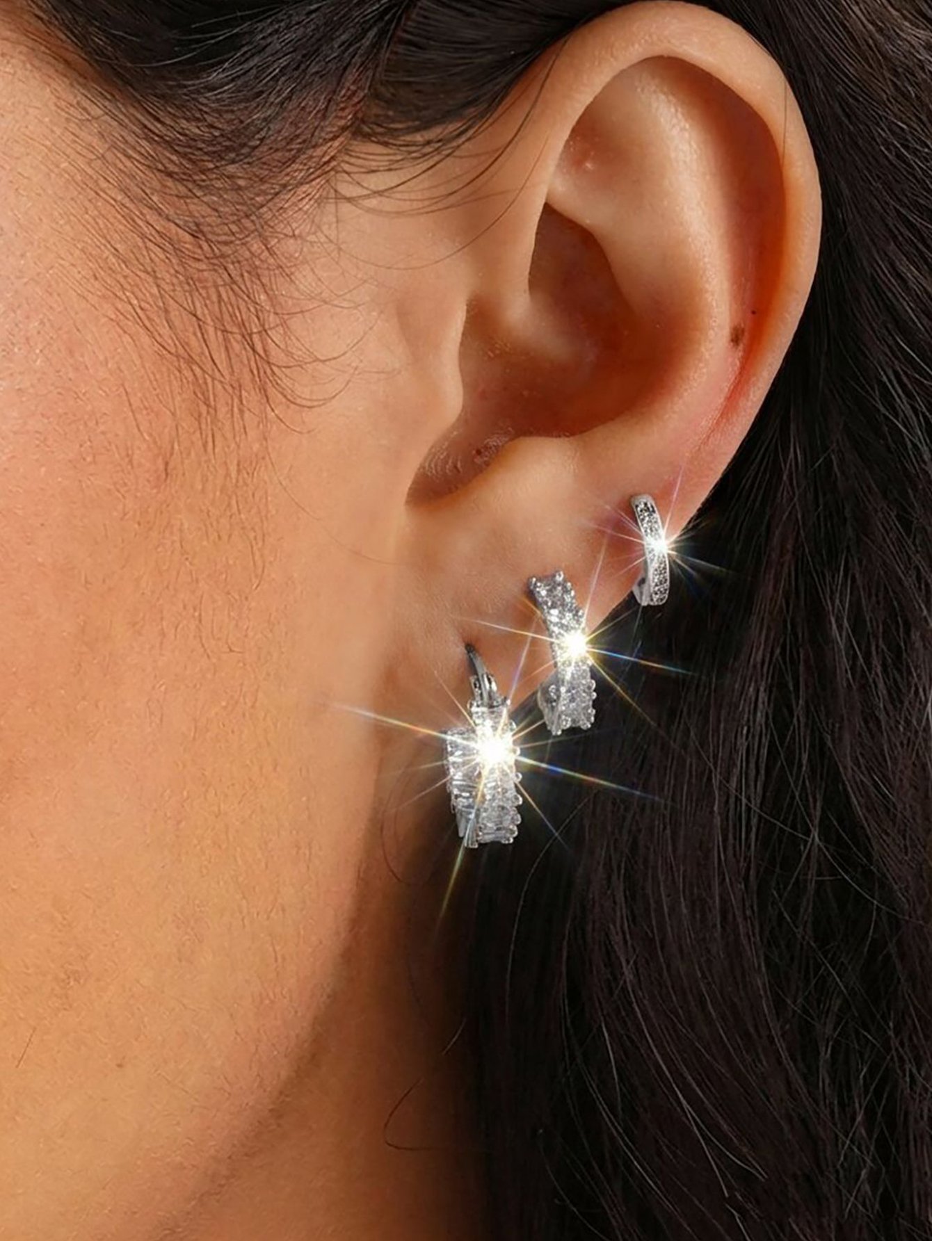 Silver Stud Earrings