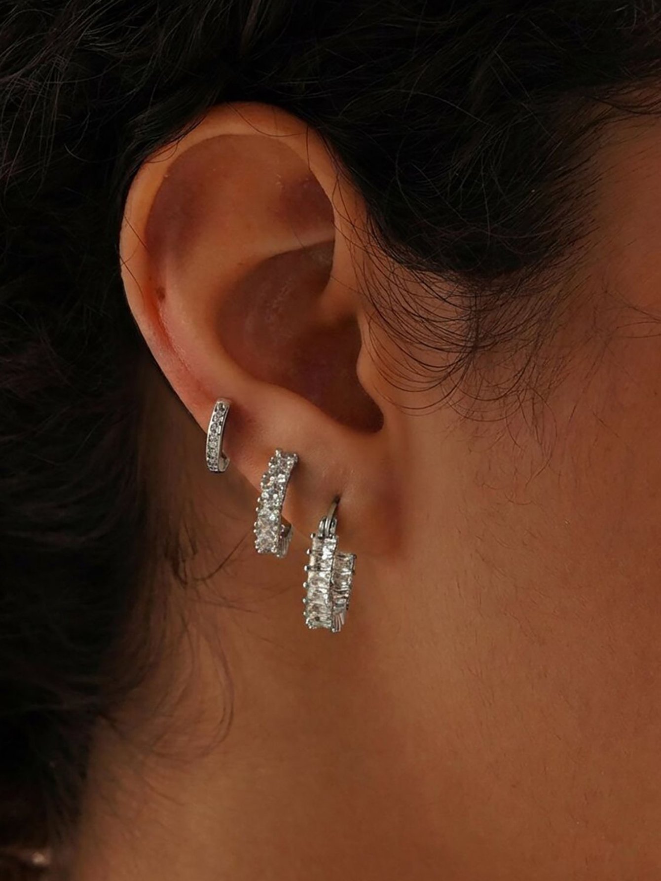 Silver Stud Earrings
