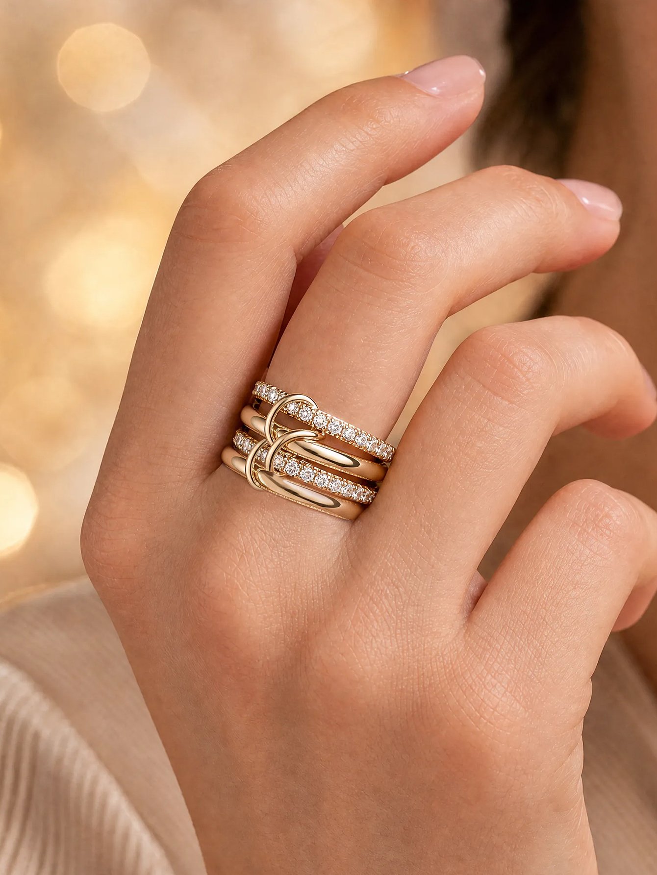 Gold Embellished Ring