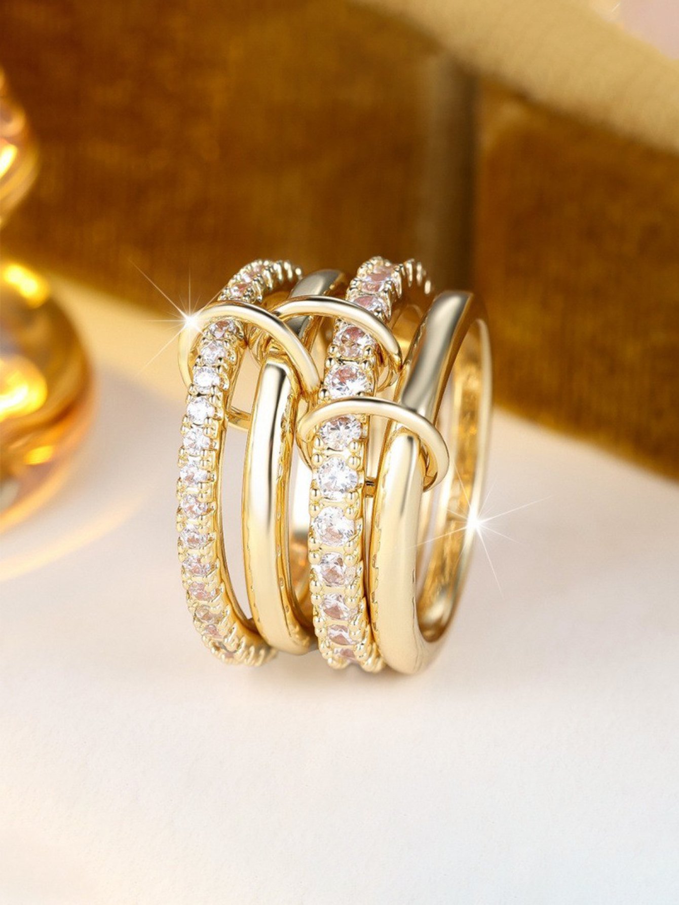 Gold Embellished Ring