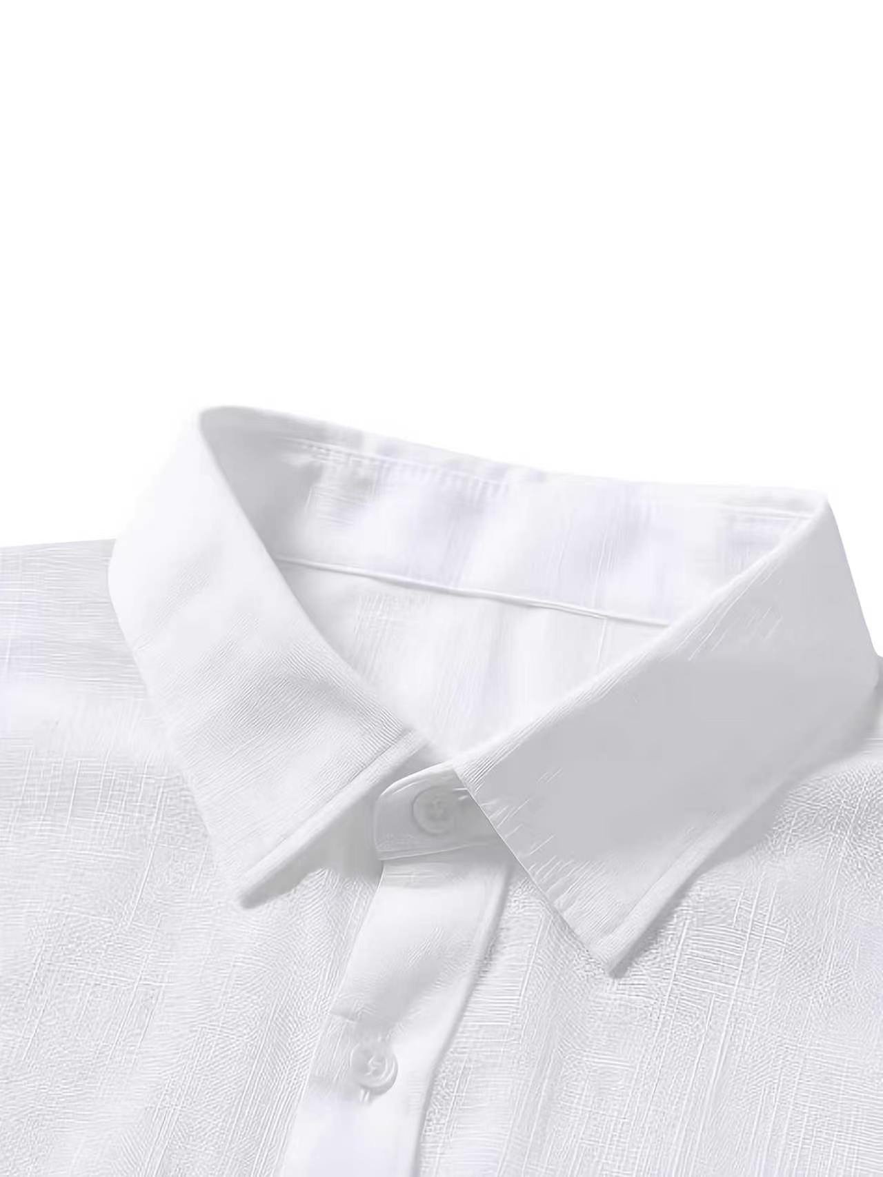 White Plain Short-Sleeve Shirt