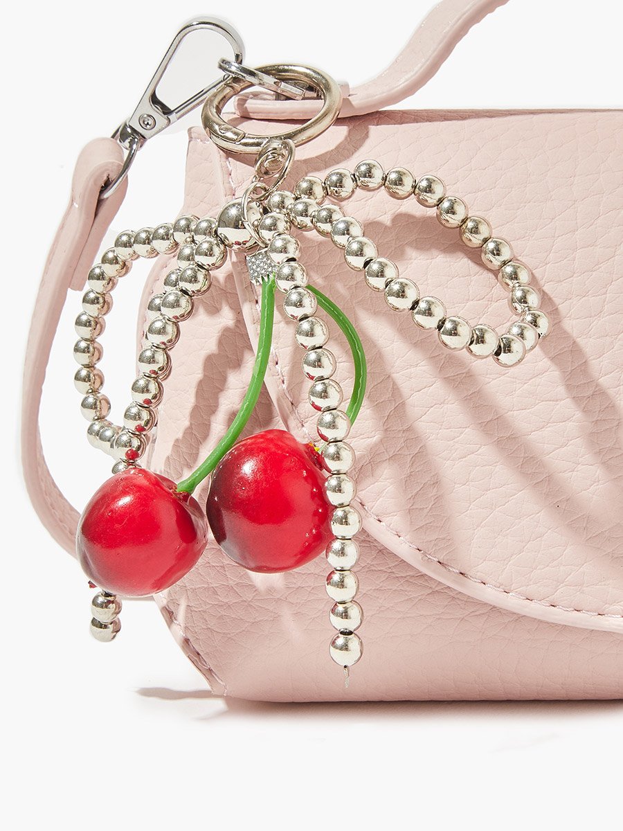 Pink Cherry Charm Handbag