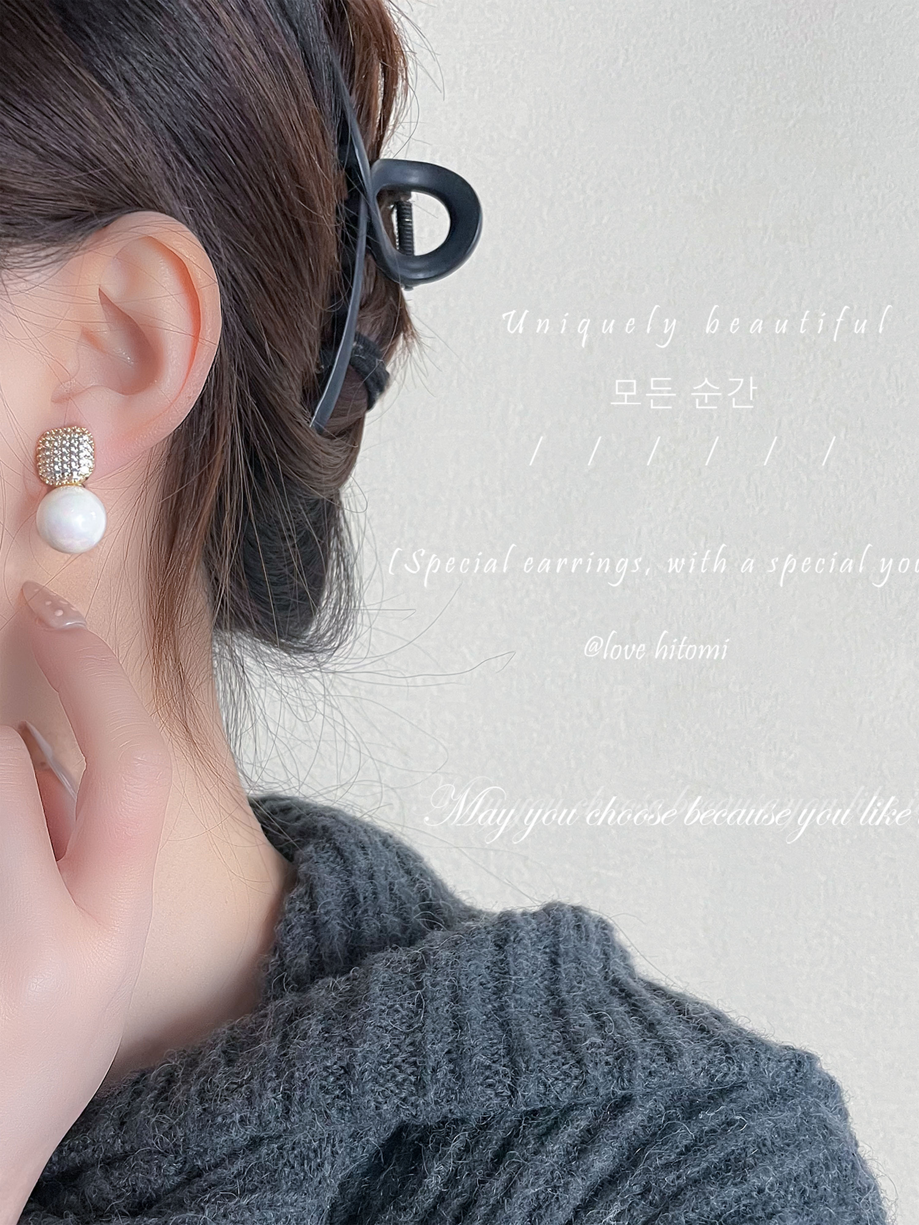 Multi-Color Faux Pearl Drop Earrings
