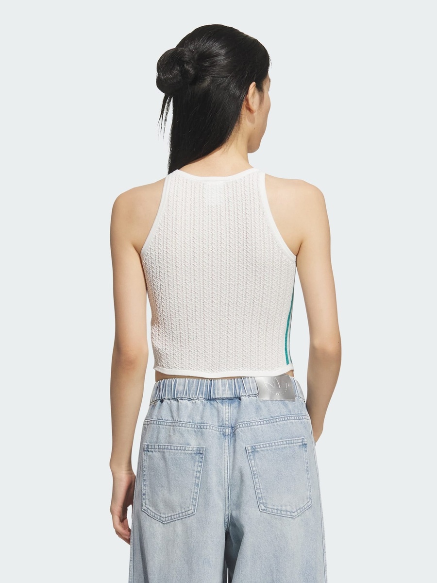 New CN 3-Stripes Crop Tank Top