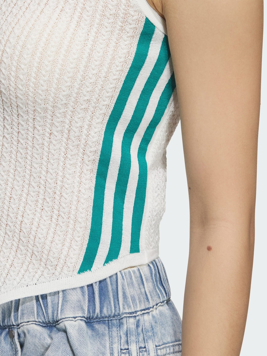 New CN 3-Stripes Crop Tank Top