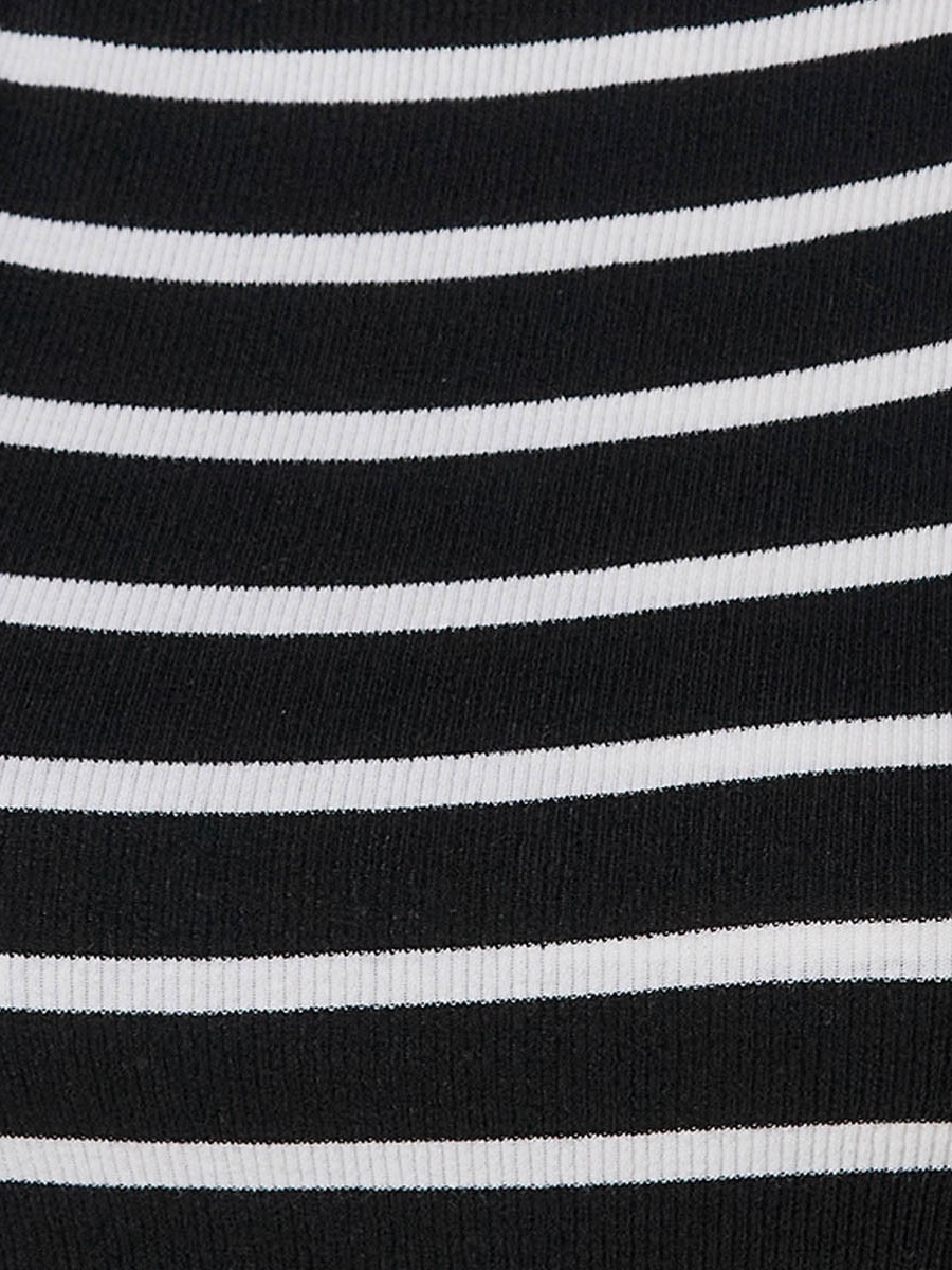 Ribbed Texture Slim Fit Top