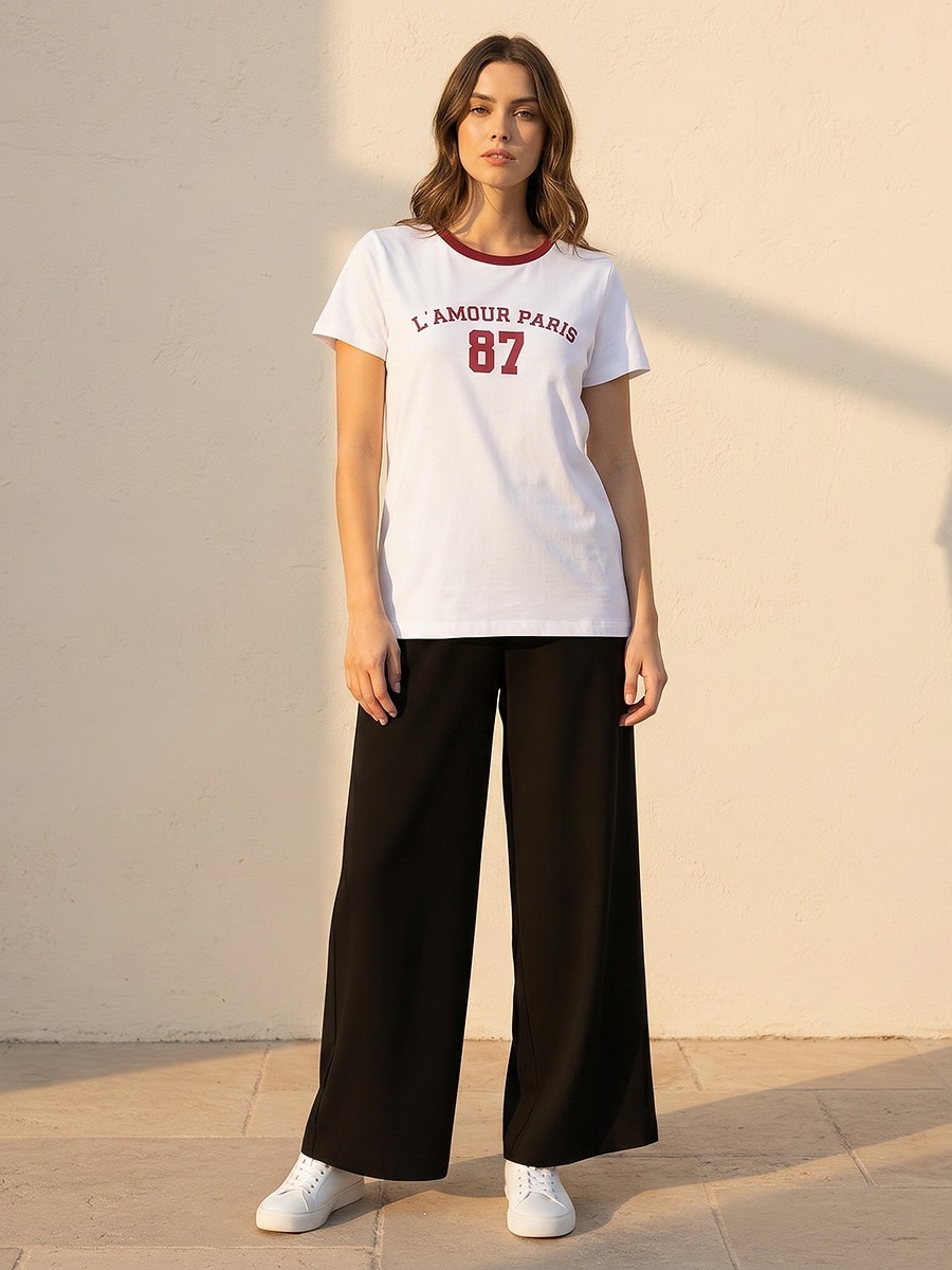 Cotton T-Shirt with Print