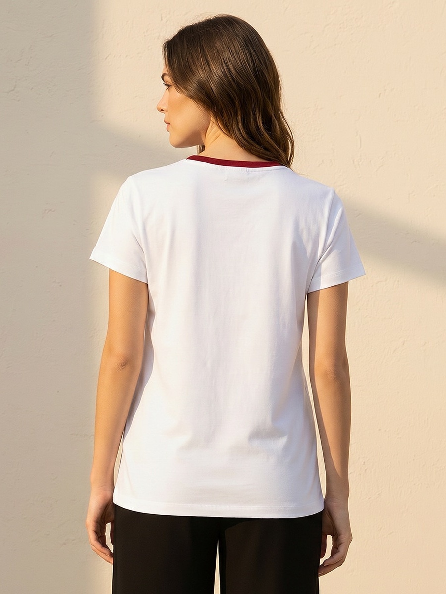Cotton T-Shirt with Print