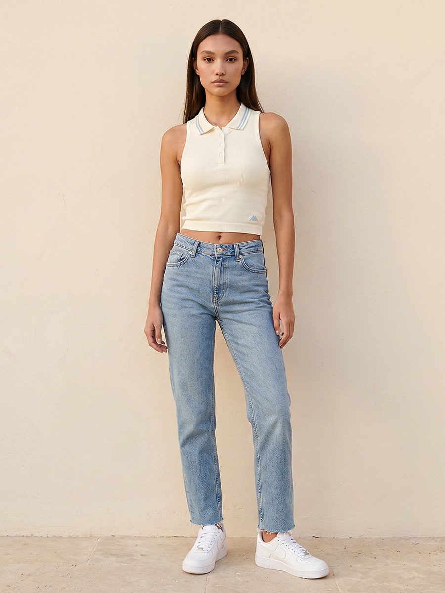 Sleeveless Polo T-Shirt