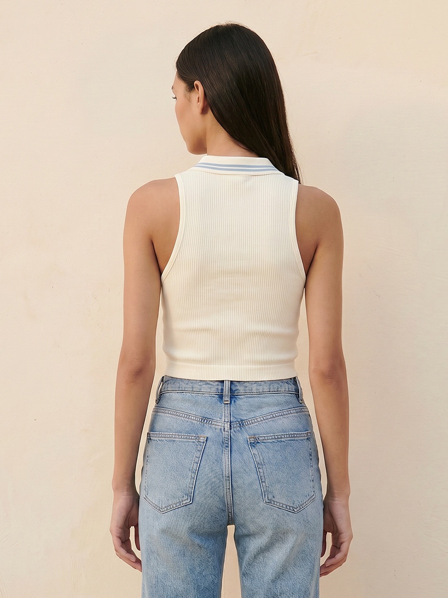 Sleeveless Polo T-Shirt