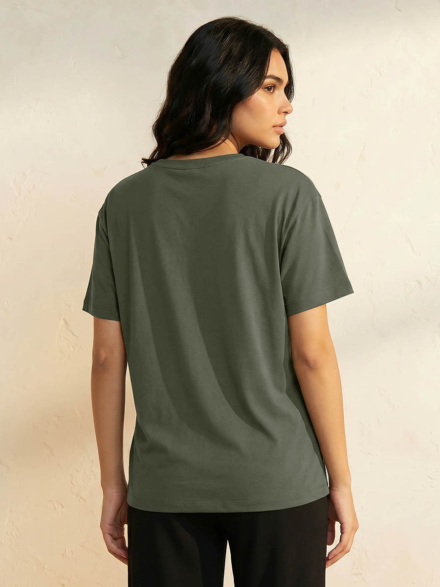 Logo Embroidered T-Shirt