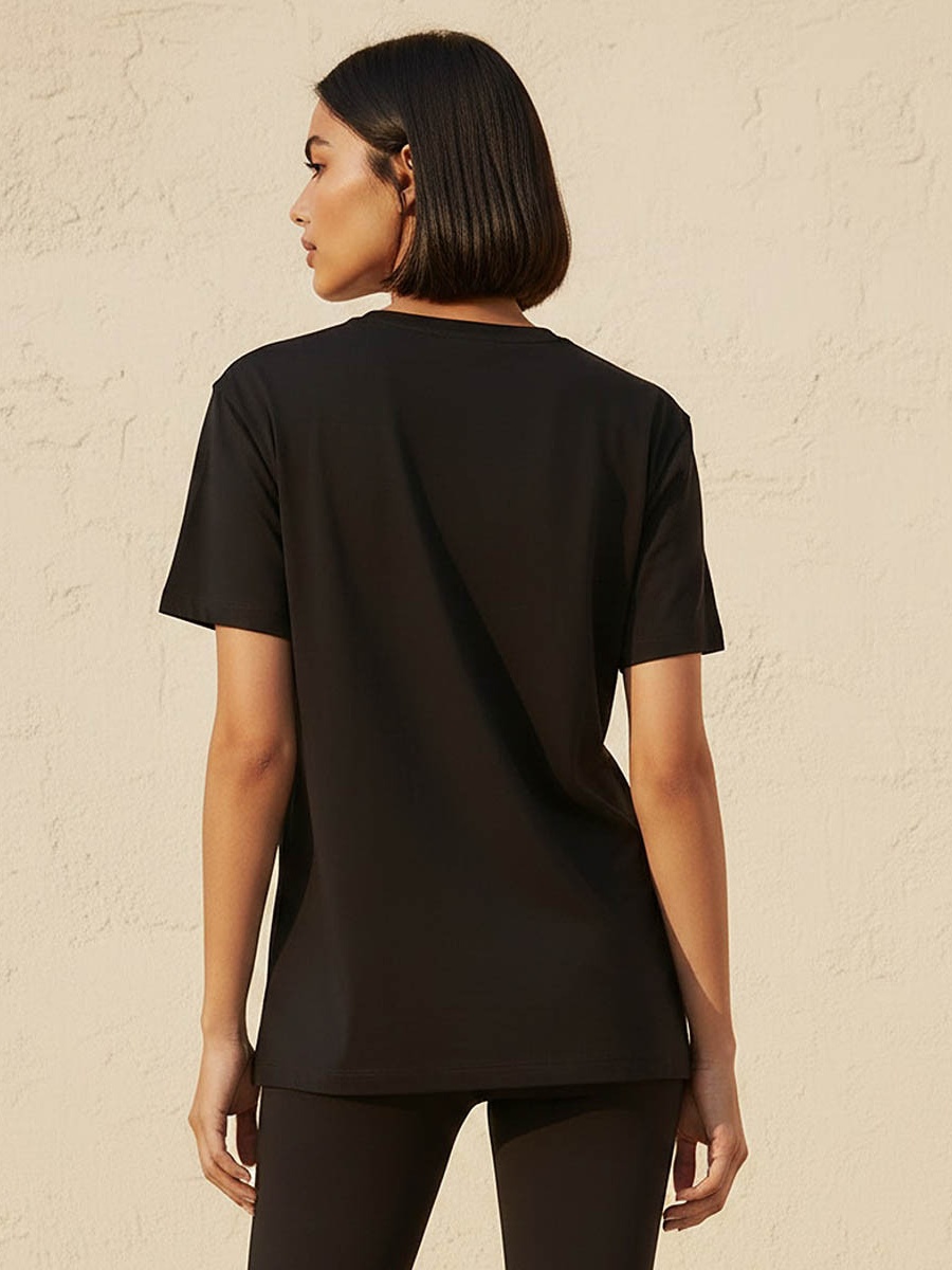 2-Way Stretch Boxy T-Shirt