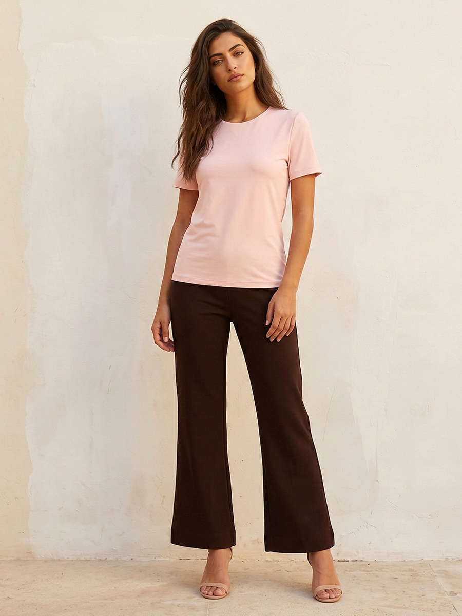 Regular Fit T-Shirt with Round Neck
