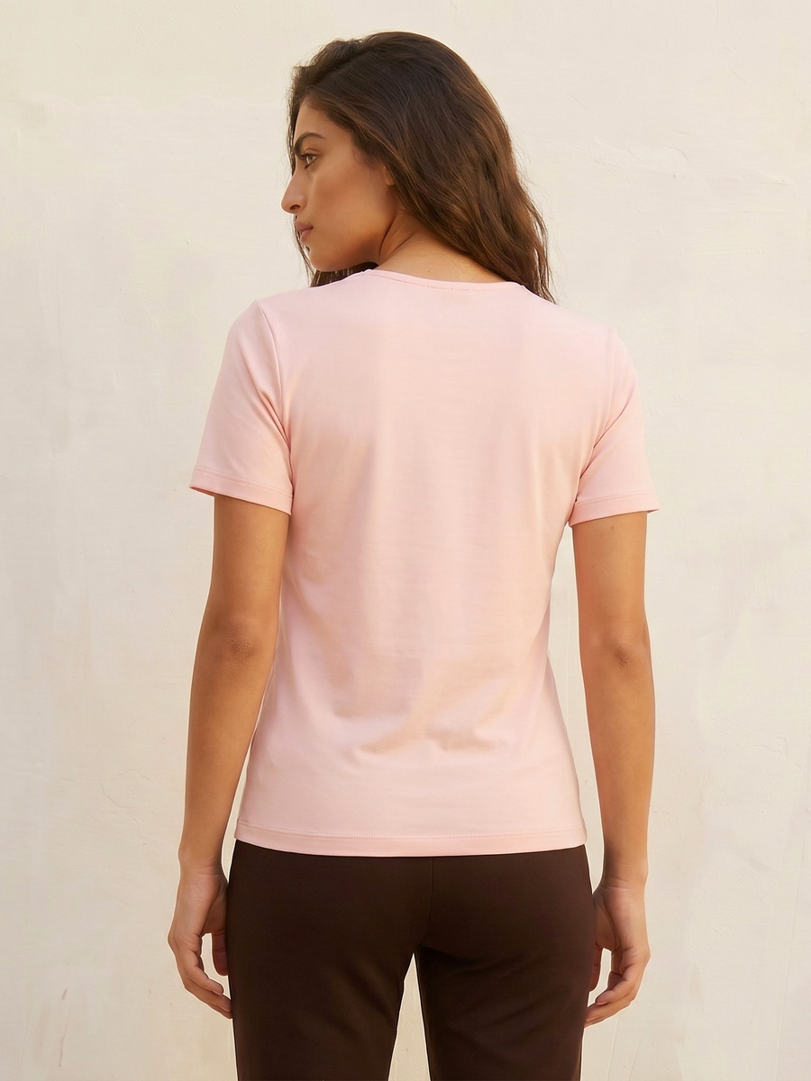 Regular Fit T-Shirt with Round Neck