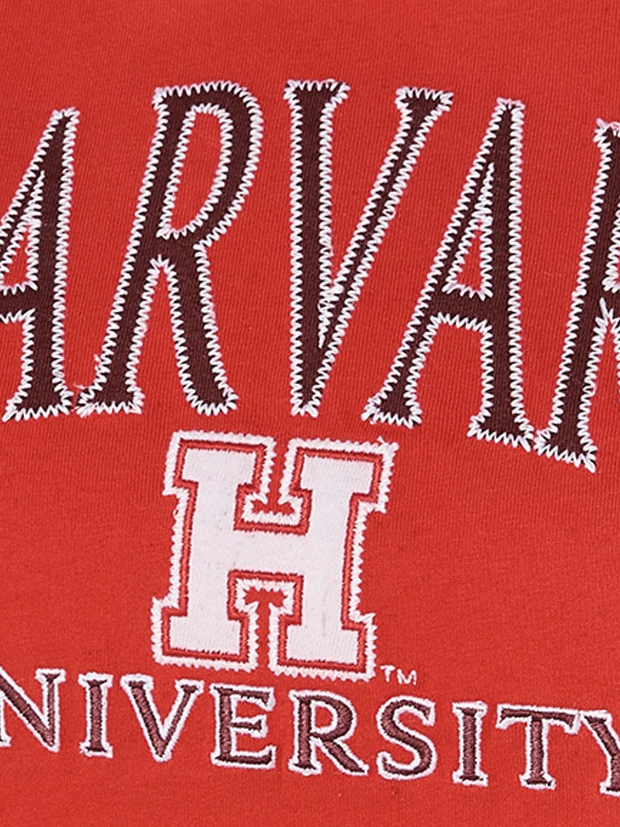 Harvard Cotton T-Shirt with Crew Neck
