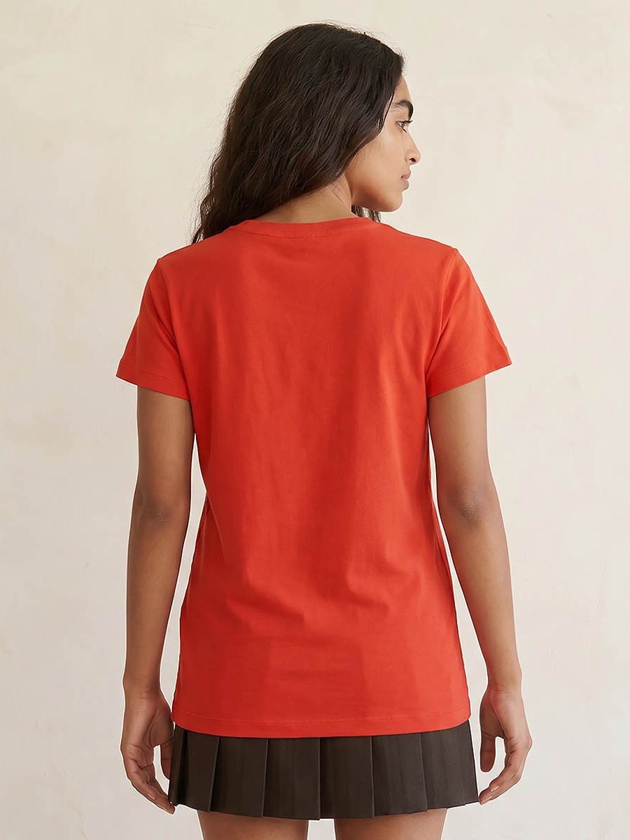 Harvard Cotton T-Shirt with Crew Neck