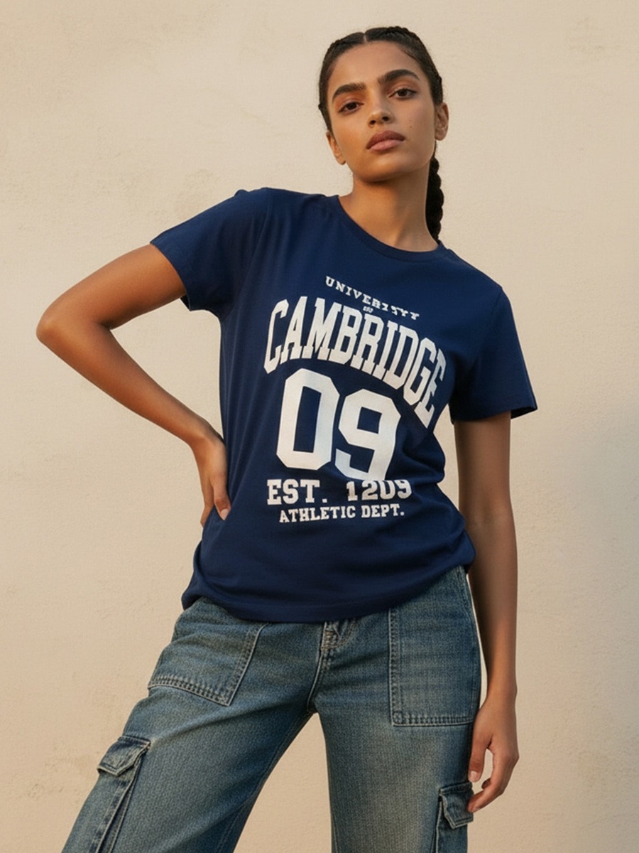 Cambridge Regular Fit Cotton T-Shirt